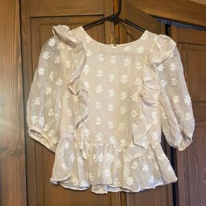 Free the Roses Florence Ruffled Top